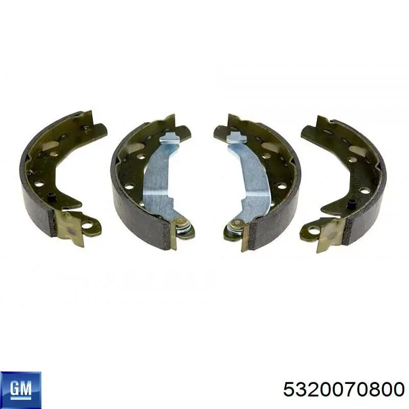 Колодки гальмові задні, барабанні General Motors 5320070800 ціна, від 20.20 USD