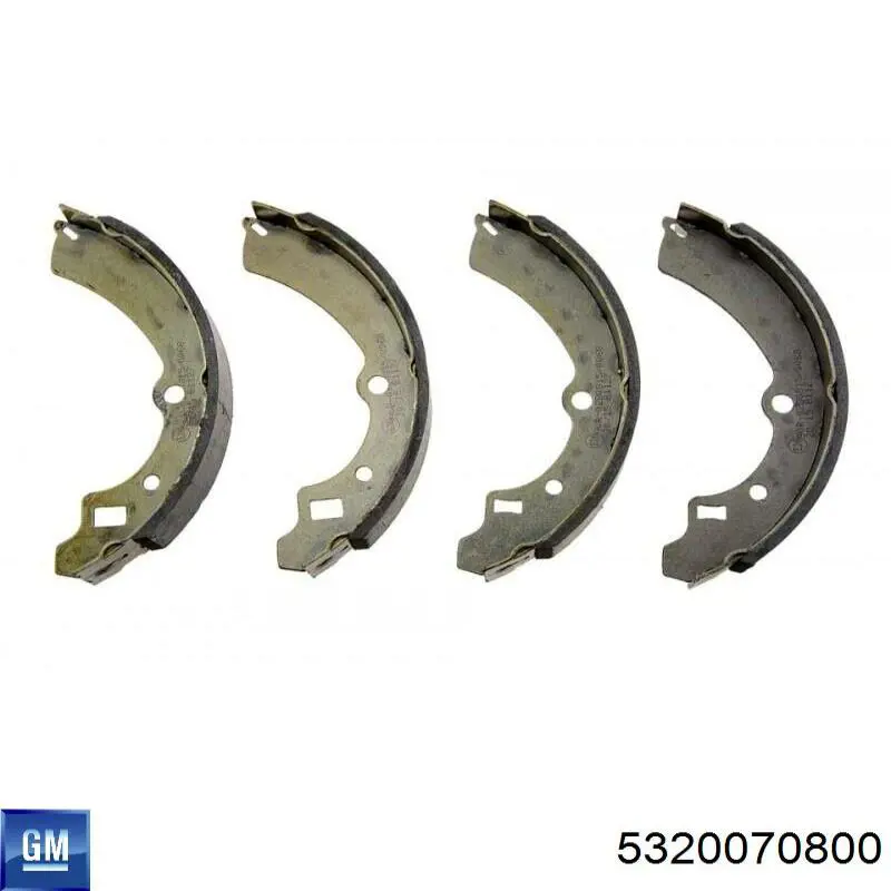 Колодки гальмові задні, барабанні ABS 8868 ціна, від 18.32 USD