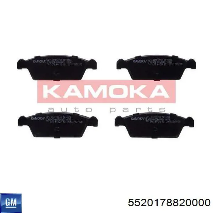 5520178820000 General Motors Передні гальмівні колодки
