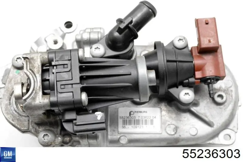 Радіатор системи EGR рециркуляції вихлопних газів 55236303 General Motors