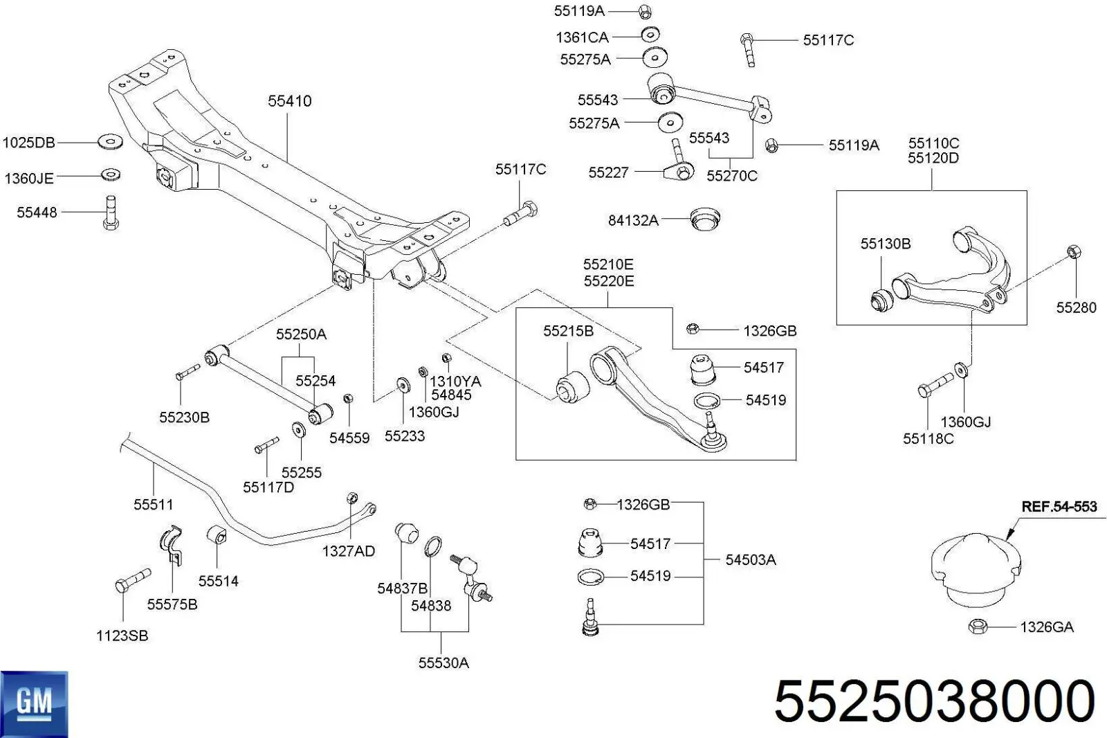 Задня поперечна тяга KAP K07ARMSD02407 ціна, від 13.71 USD