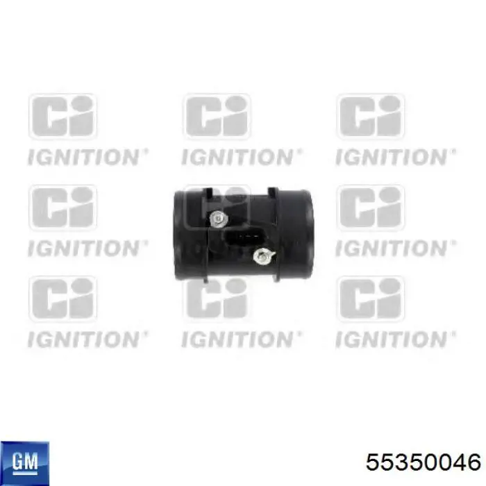 Датчик масової витрати повітря General Motors 55350046 ціна, від 90.18 USD