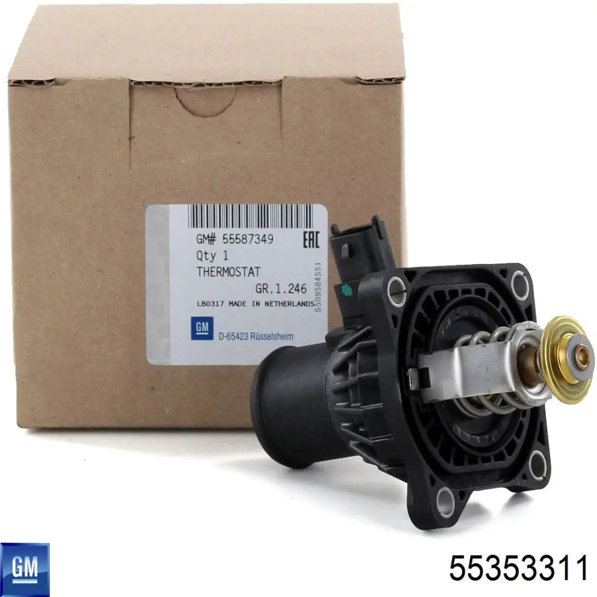 Кожух термостата General Motors 55353311 ціна, від 24.22 USD