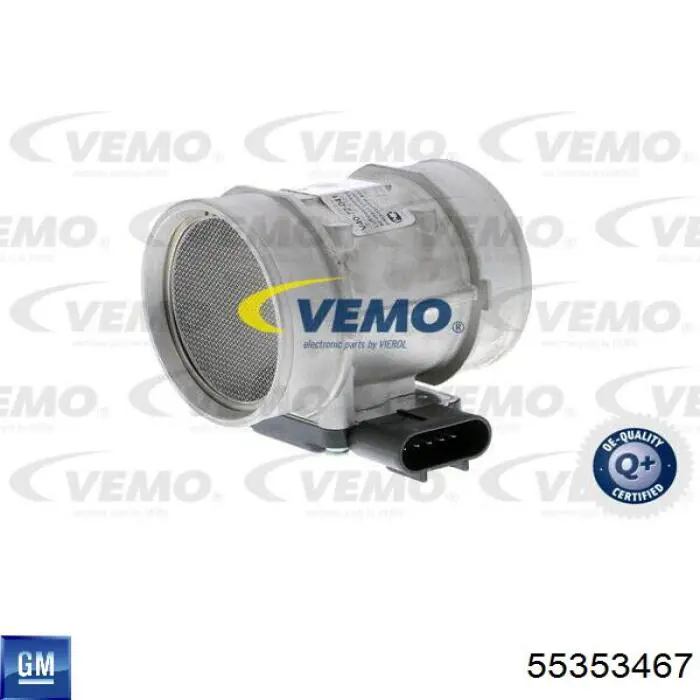 Датчик масової витрати повітря General Motors 55353467 ціна, від 51.18 USD