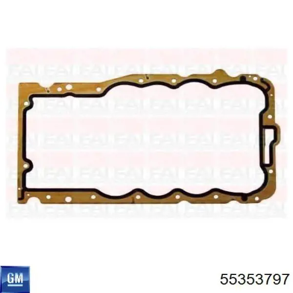 Прокладка піддону картера двигуна 55353797 General Motors
