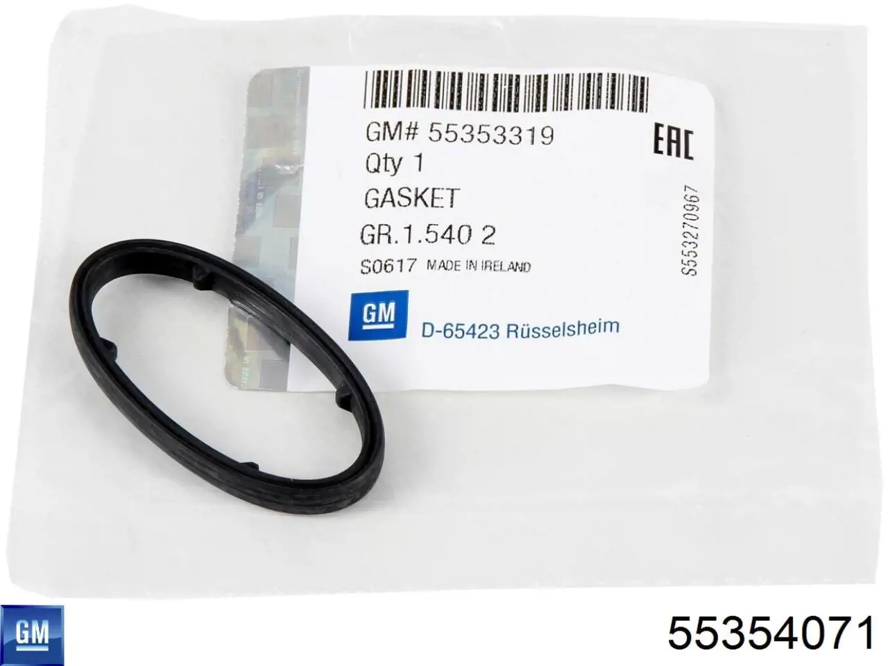 Купити 55354071 General Motors Прокладка адаптера маслянного фільтра