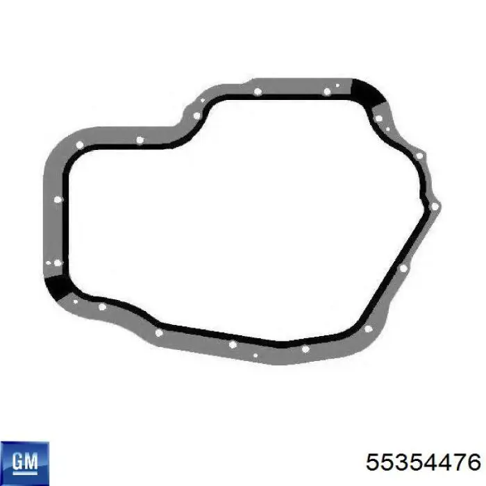 Купити 55354476 General Motors Прокладка піддону картера двигуна, нижня