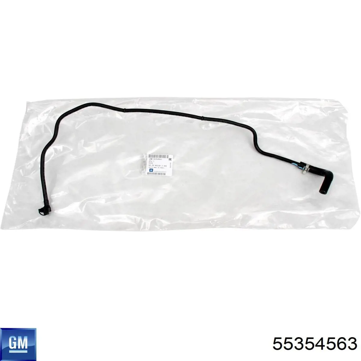 Шланг (патрубок) обігріву дросельної заслінки 55354563 General Motors