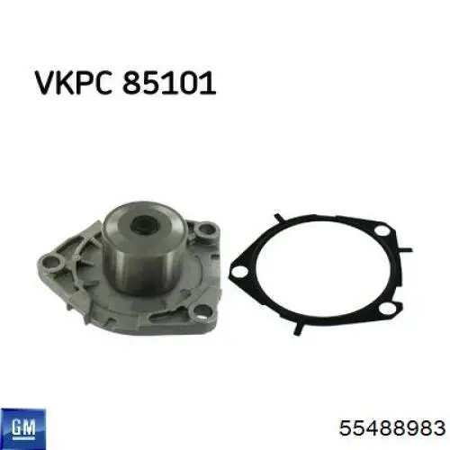 Помпа охолодження General Motors 55488983 ціна, від 34.42 USD