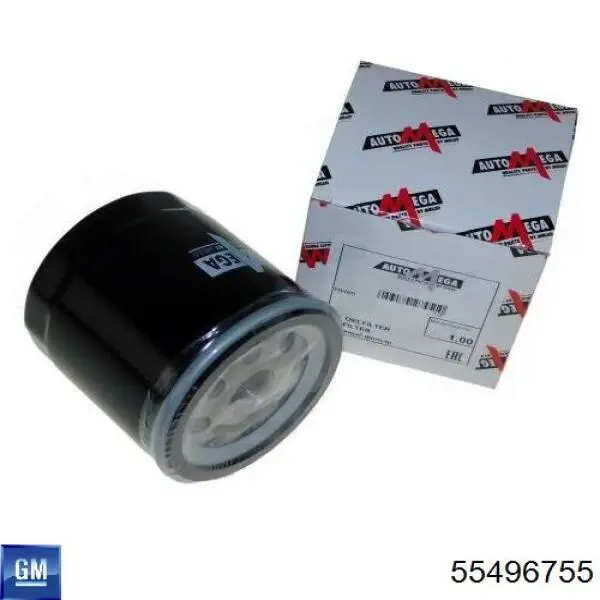 Масляний фільтр двигуна General Motors 55496755 ціна, від 10.60 USD