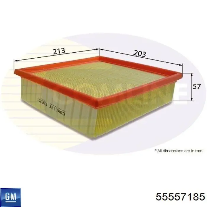 Корпус фільтра 55557185 General Motors