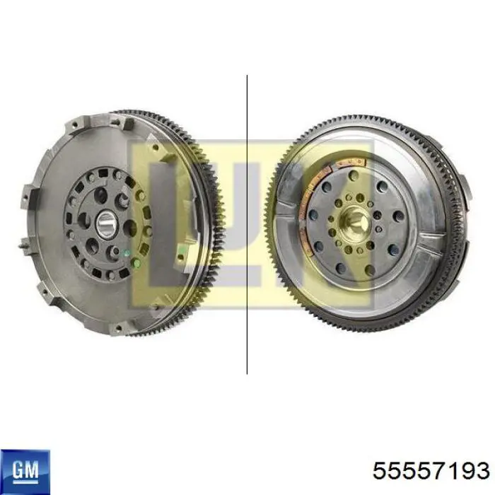 Купити 55567362 Peugeot/Citroen Маховик із зубчастим ободом в зборі