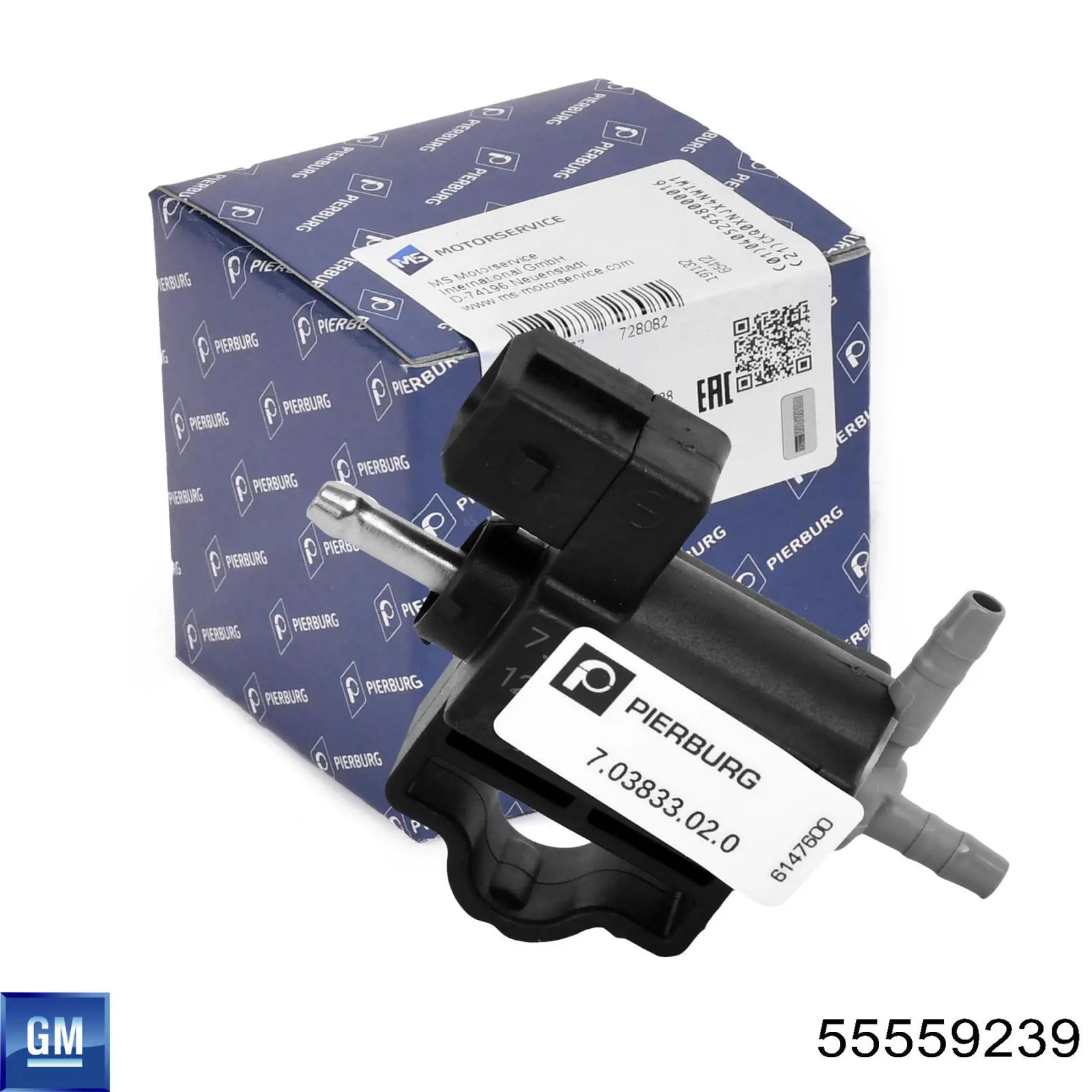 Купити 55559239 General Motors Клапан перетворювач тиску наддуву (соленоїд)