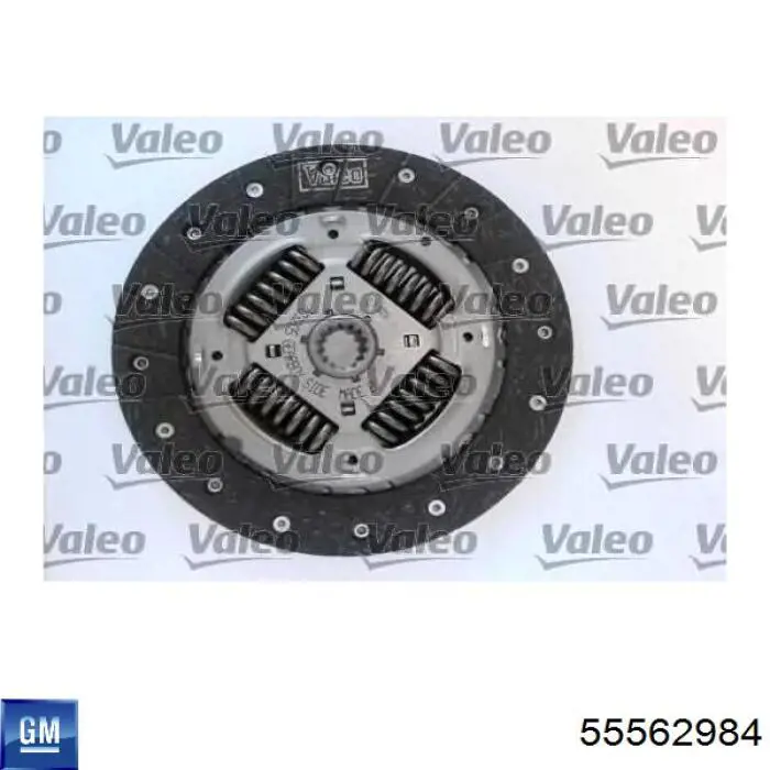 Купити 837501 VALEO Комплект зчеплення (диск, корзина, підшипник)