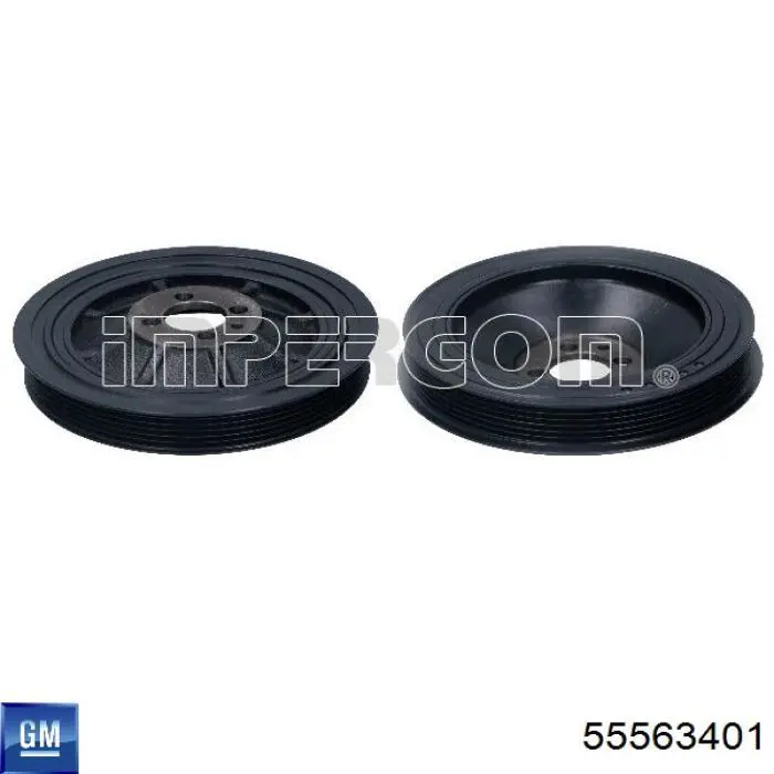 Шків колінвала (демпфер ) General Motors 55563401 ціна, від 26.72 USD