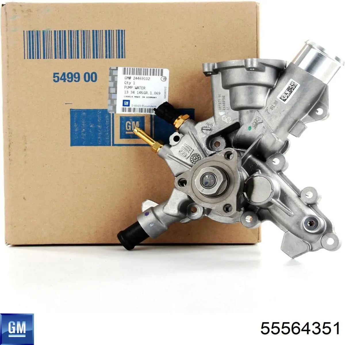 Купити 55564351 General Motors Штуцер блоку системи охолодження