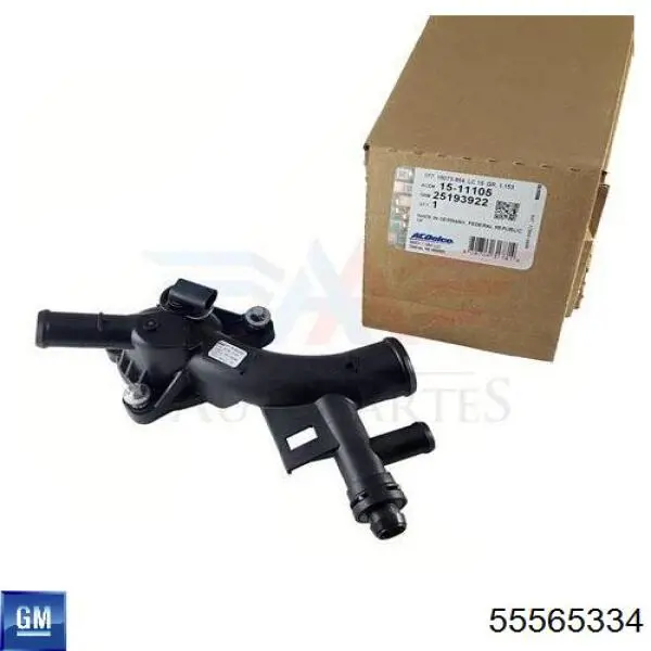 Фланець системи охолодження (трійник) 55565334 General Motors