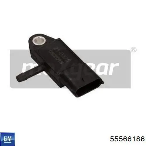 Датчик тиску вихлопних газів General Motors 55566186 ціна, від 12.67 USD