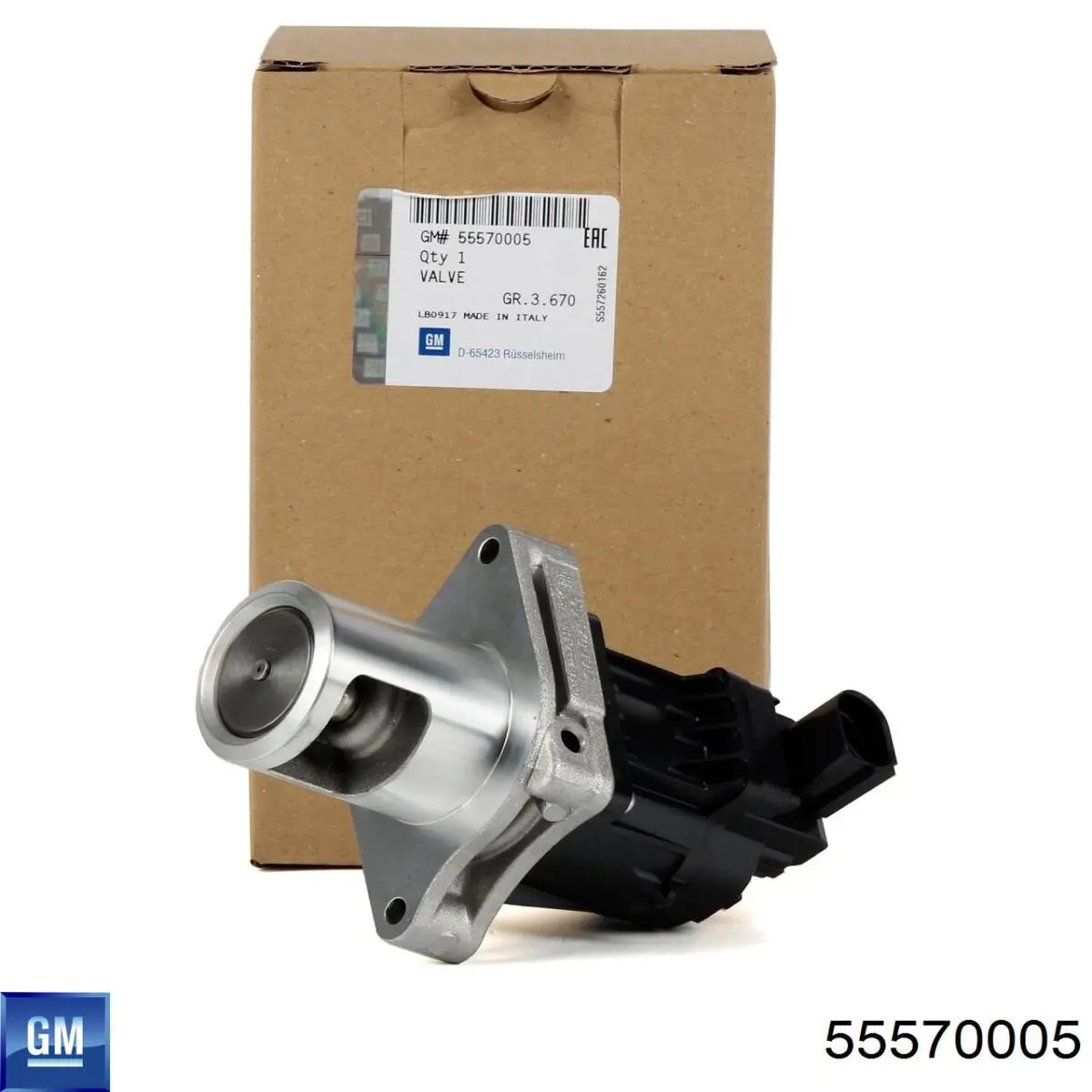 Клапан EGR рециркуляції газів General Motors 55570005