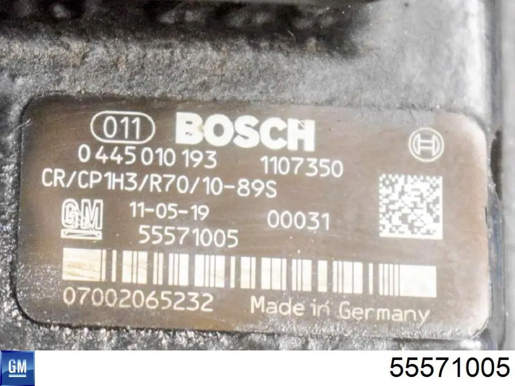 Паливний насос високого тиску 55571005 General Motors