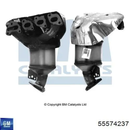 Купити 55597325 General Motors Випускний колектор