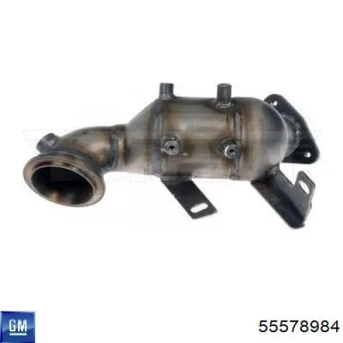 55578984 Peugeot/Citroen Каталітичний нейтралізатор відпрацьованих газів