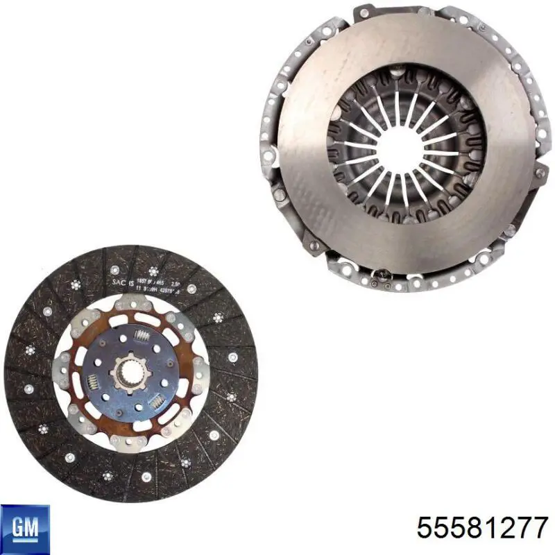 Комплект зчеплення (3 частини) General Motors 55581277 ціна, від 217.44 USD