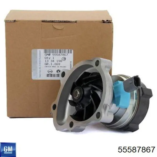 Помпа охолодження General Motors 55587867 ціна, від 31.08 USD