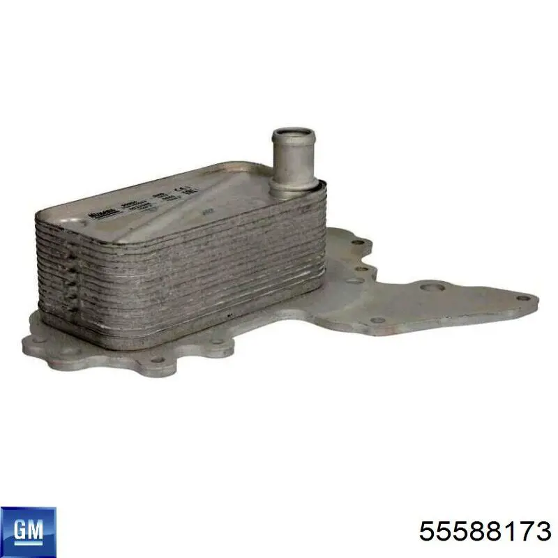 Купити 55588173 Opel Радіатор масляний (холодильник), під фільтром