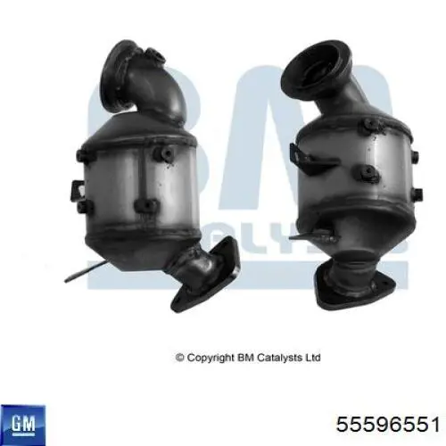 Купити 855448 Opel Перетворювач відпрацьованих газів
