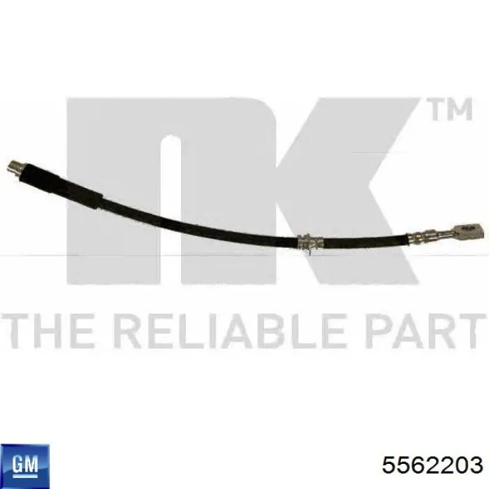 Купити 5562203 General Motors Гальмівні шланги передні