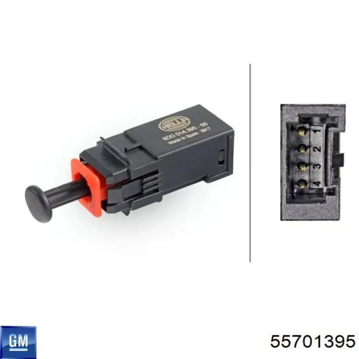 55701395 General Motors Лягушка стоп-сигналу
