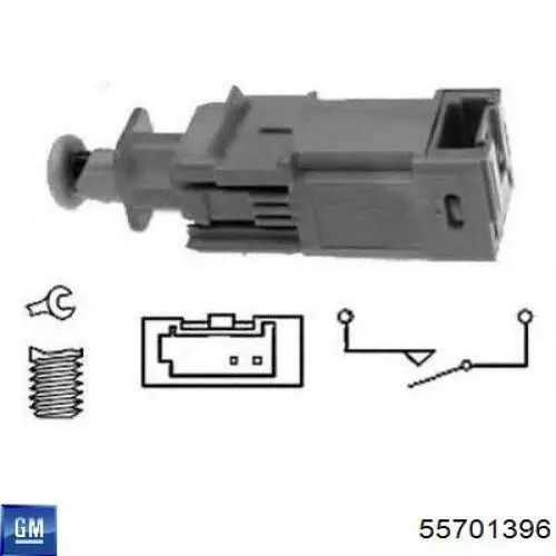 Датчик включення зчеплення 55701396 General Motors