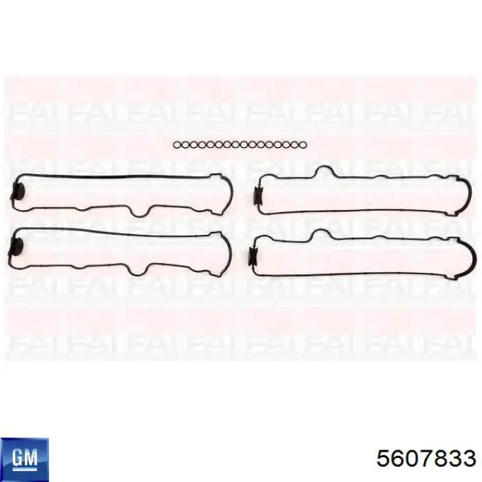 5607833 General Motors Прокладка кришки клапанної 