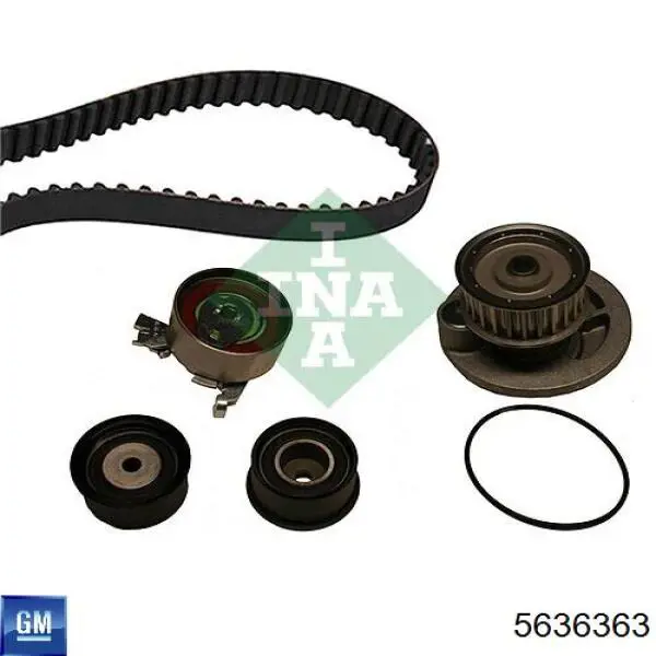 Зубчастий ремінь General Motors 5636363 ціна, від 19.05 USD