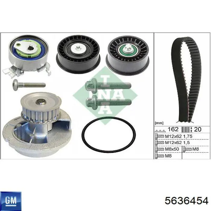 Ролик ременя ГРМ, паразитний General Motors 5636454 ціна, від 9.35 USD