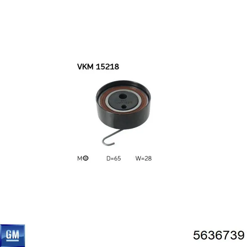 Ролик ГРМ Opel 5636706