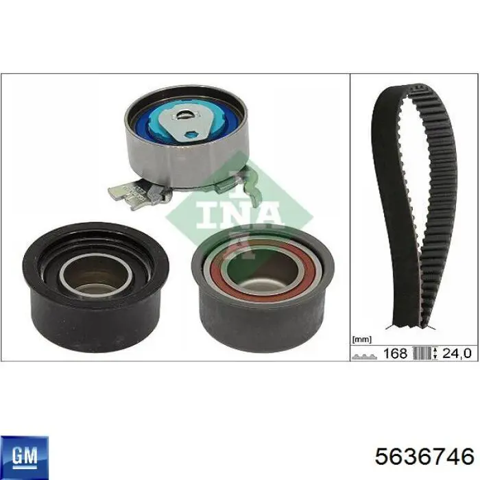 Ролик ГРМ General Motors 92065368