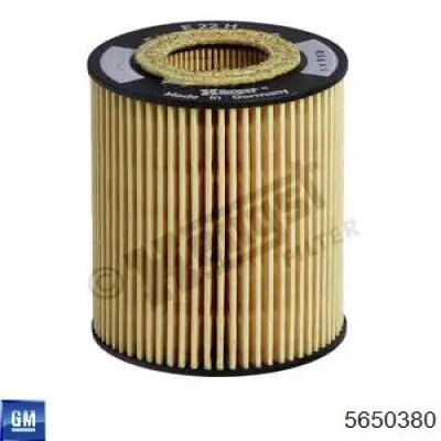 5650380 General Motors Фільтр масла