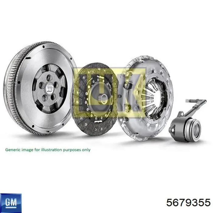 Робочий циліндр зчеплення в зборі з витискним підшипником General Motors 5679355 ціна, від 48.81 USD