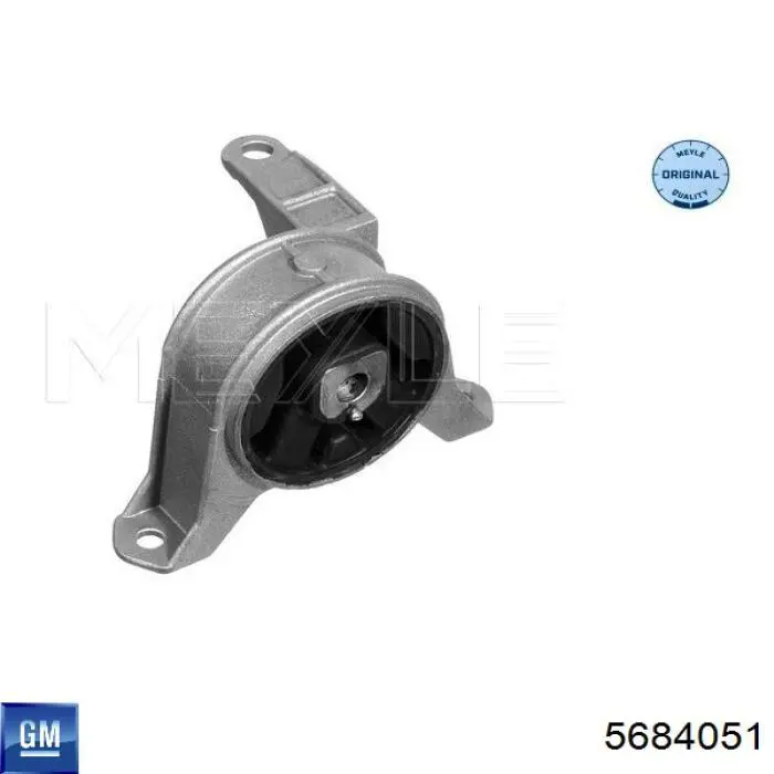 Подушка (опора) двигуна, права 5684051 General Motors