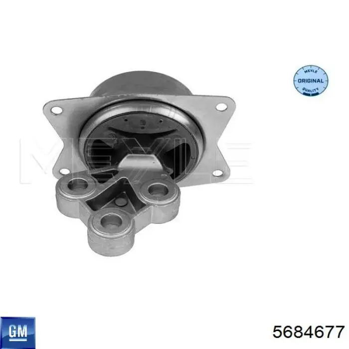 Подушка (опора) двигуна, ліва 5684079 Opel