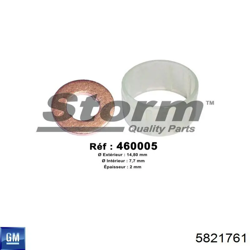 12855117 Peugeot/Citroen Кільце інжектора