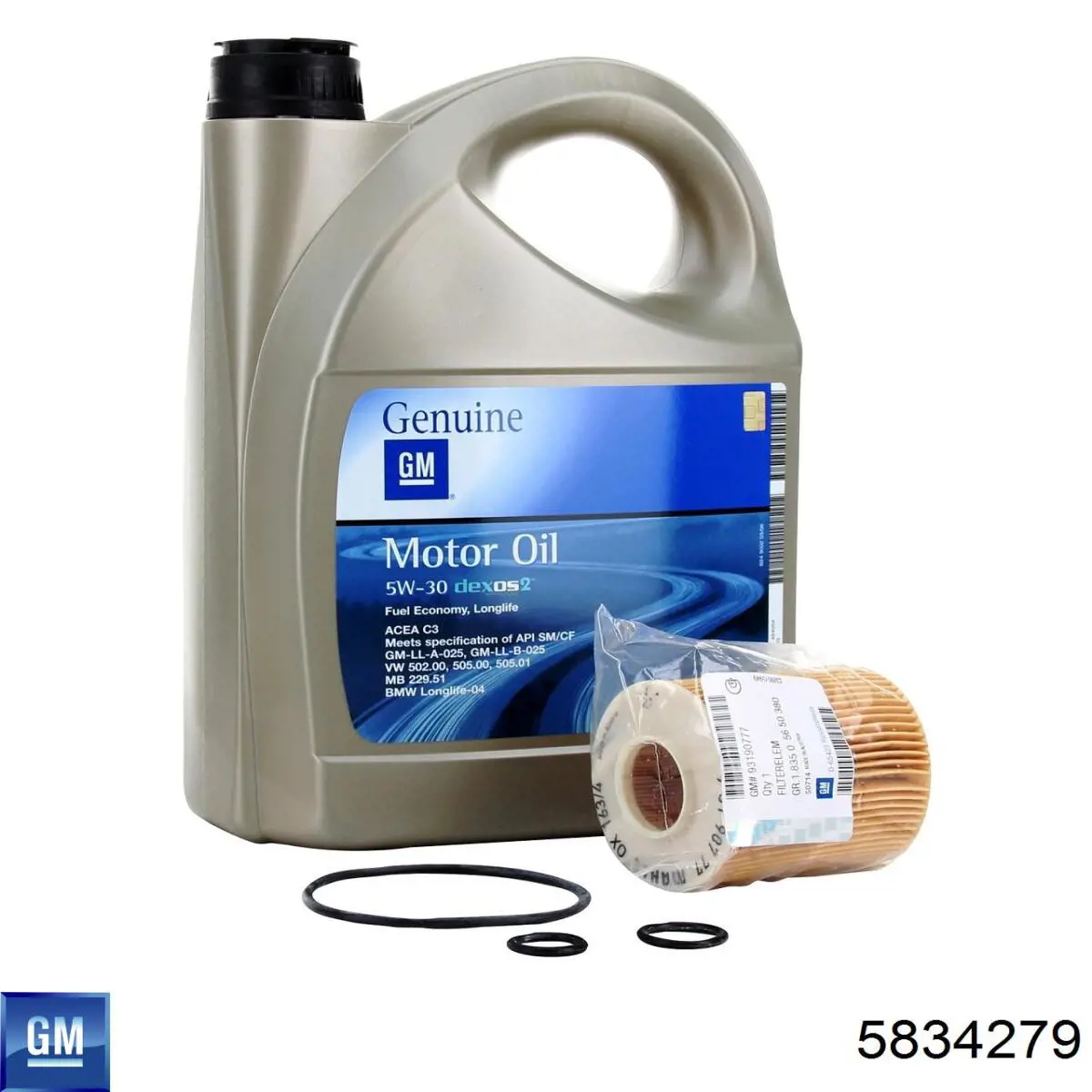 Купити 5834279 General Motors Автомобільний фільтр повітря