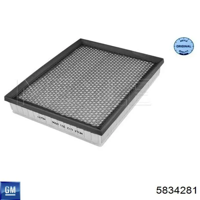 5834281 General Motors Повітряний фільтр двигуна