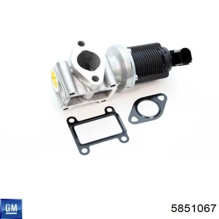 Клапан EGR, рециркуляції газів 5851067 General Motors