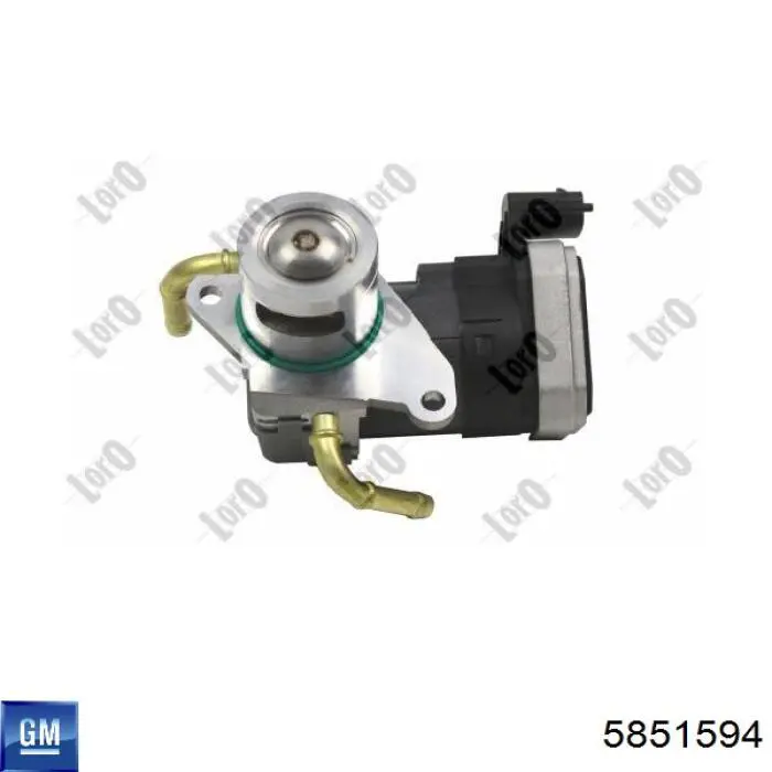 Клапан EGR Opel 05851594 ціна, від 174.97 USD