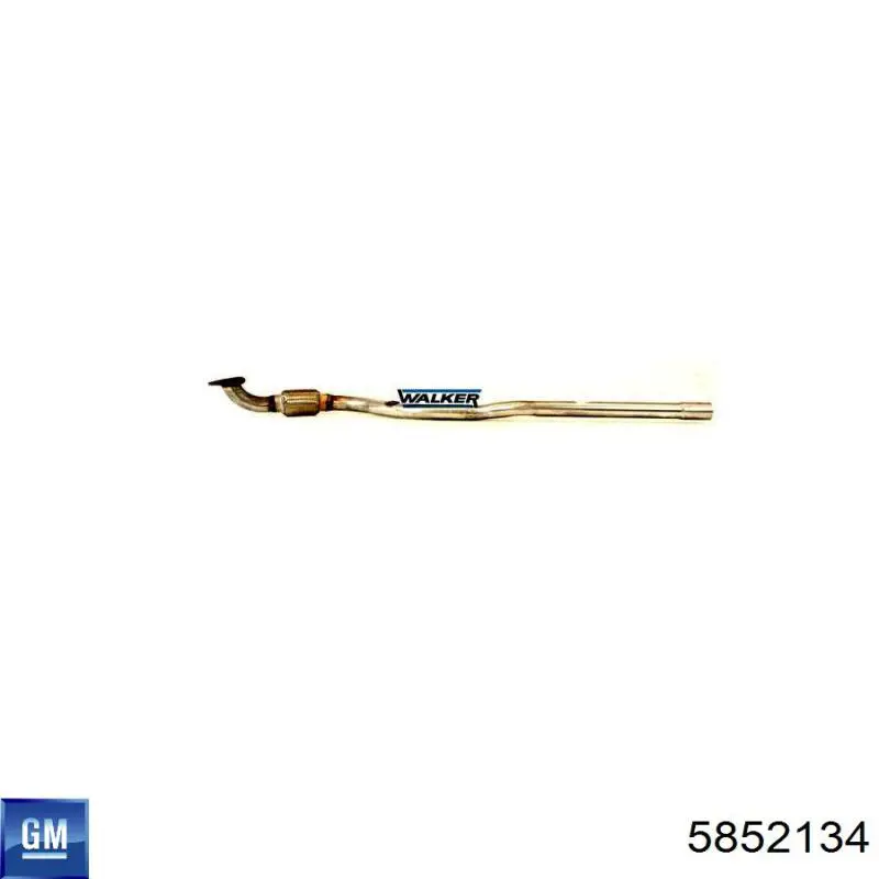 5852134 General Motors Глушник передній