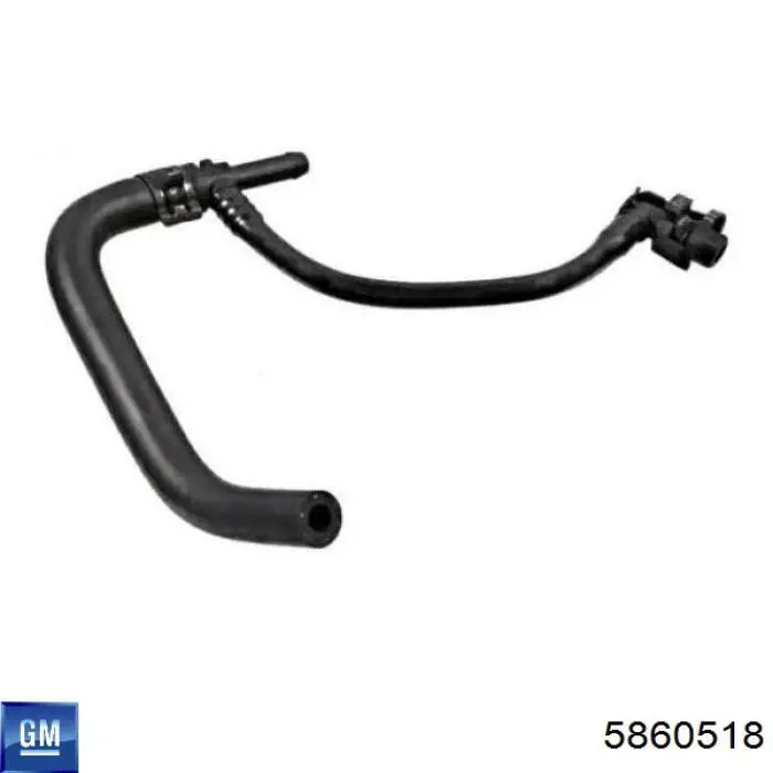 Шланг/патрубок рідинного охолодження турбіни, обратка General Motors 5860518 ціна, від 13.76 USD
