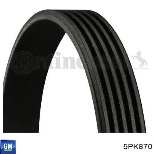 Купити 5PK870 General Motors Ремінь генератора